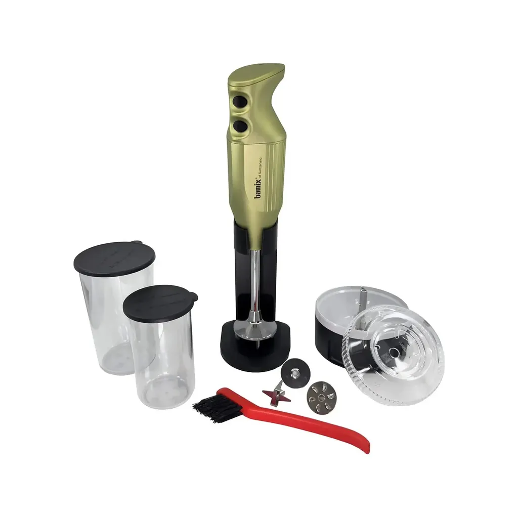 Mixeur Plongeant Bamix Olive Fini les Grumeaux avec l'Edition 70 Ans 200W
