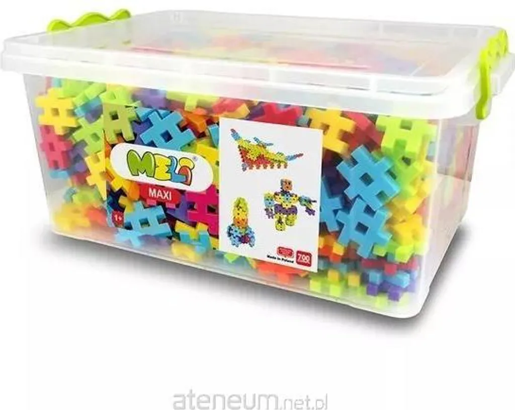 Meli Maxi EDU 800 blocs de construction - Jeu d'assemblage éducatif - 9