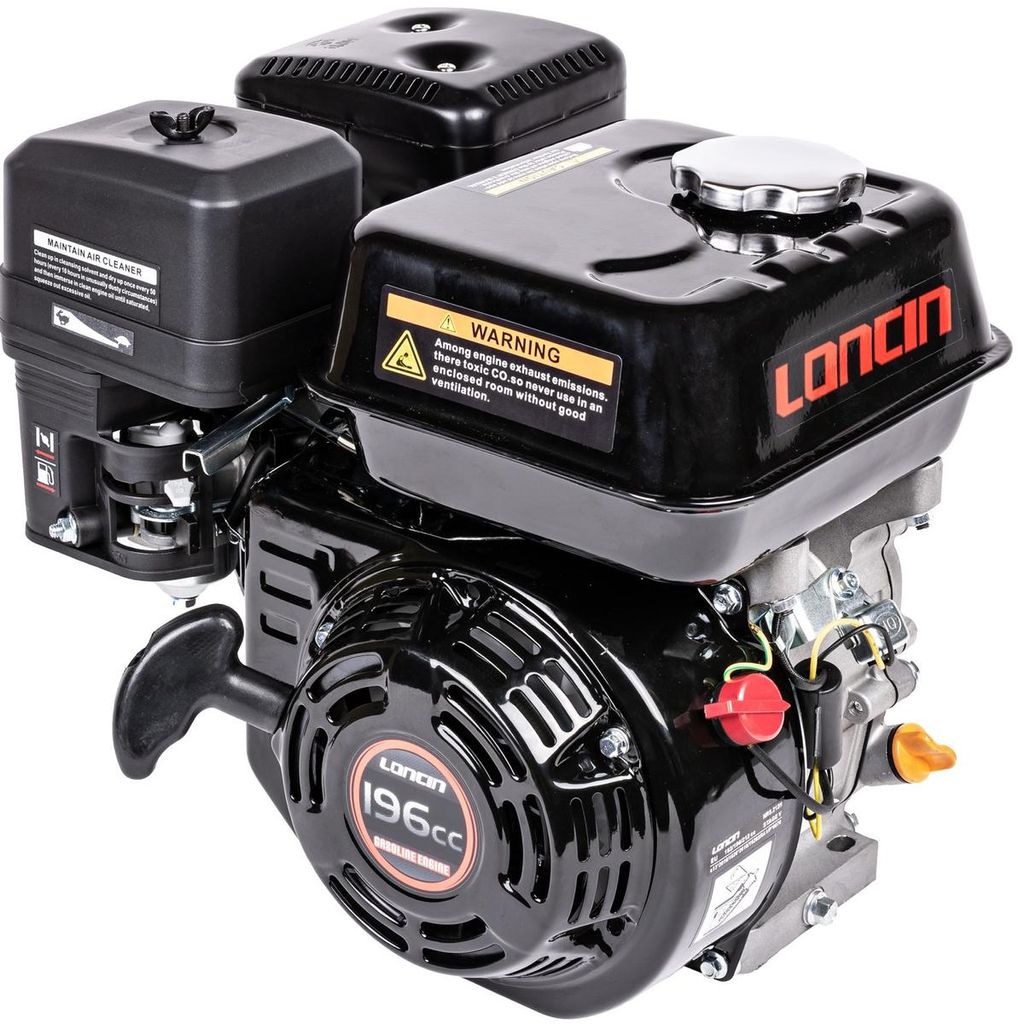LONCIN G200F-R-S, benzinemotor met gietijzeren cilinder, Productafbeelding 