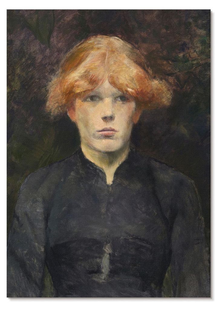 POSTER - 42x59 cm (A2) - Henri de Toulouse-Lautrec - Carmen (ca. 1884), hochauflösendes Gemälde von Henri de Toulouse-Lautrec - Wandbild für Woh...