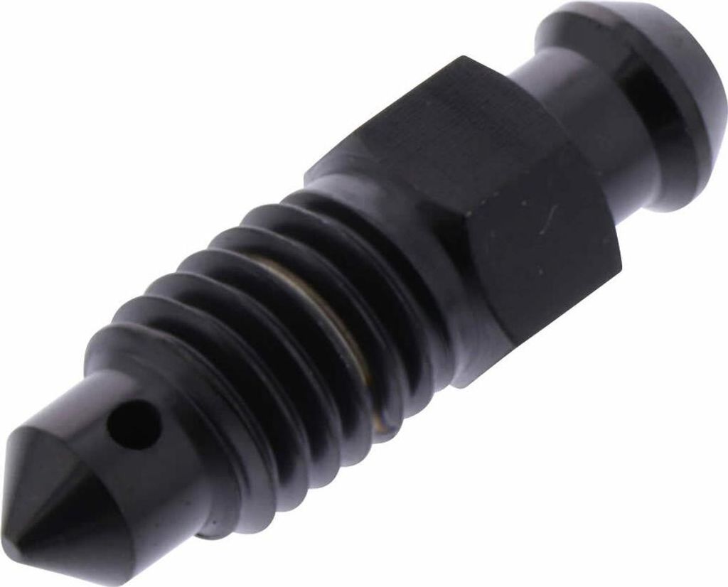 PRO-BOLT M8x1.25mm schwarze Titan Bremsentlüftungsschraube