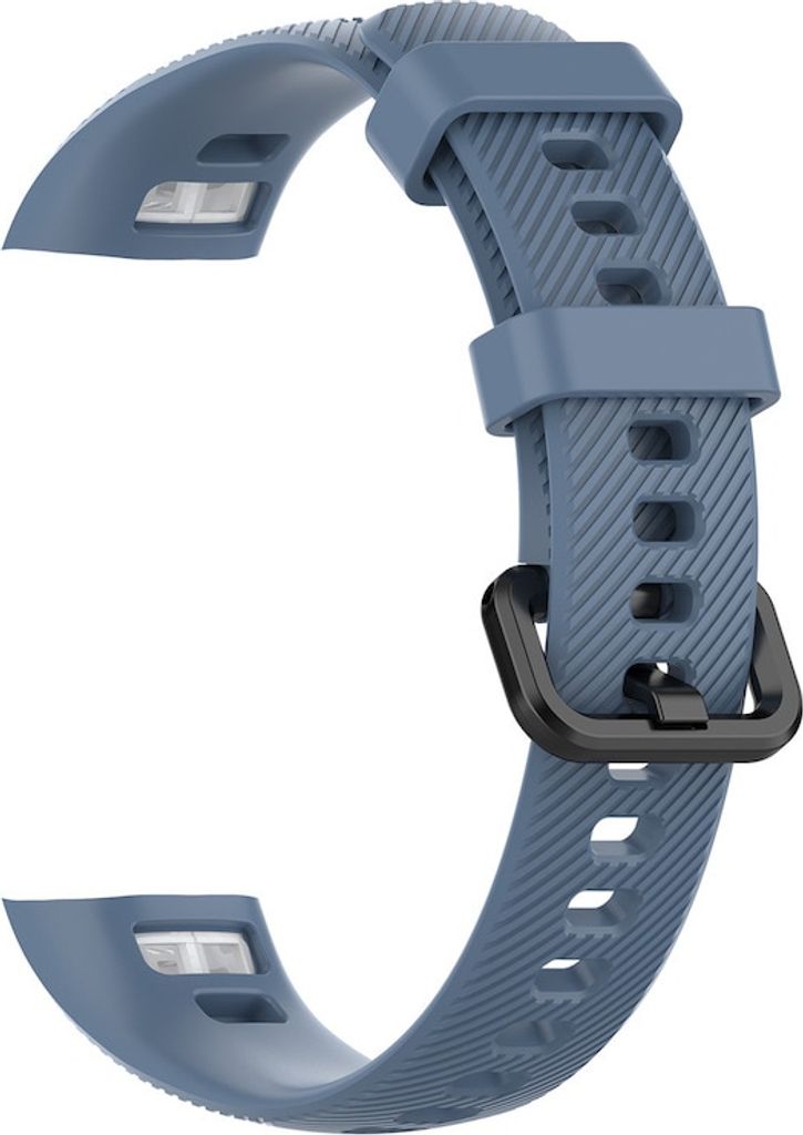 BStrap Silicone Line Armband für Honor Band 4, rock blue