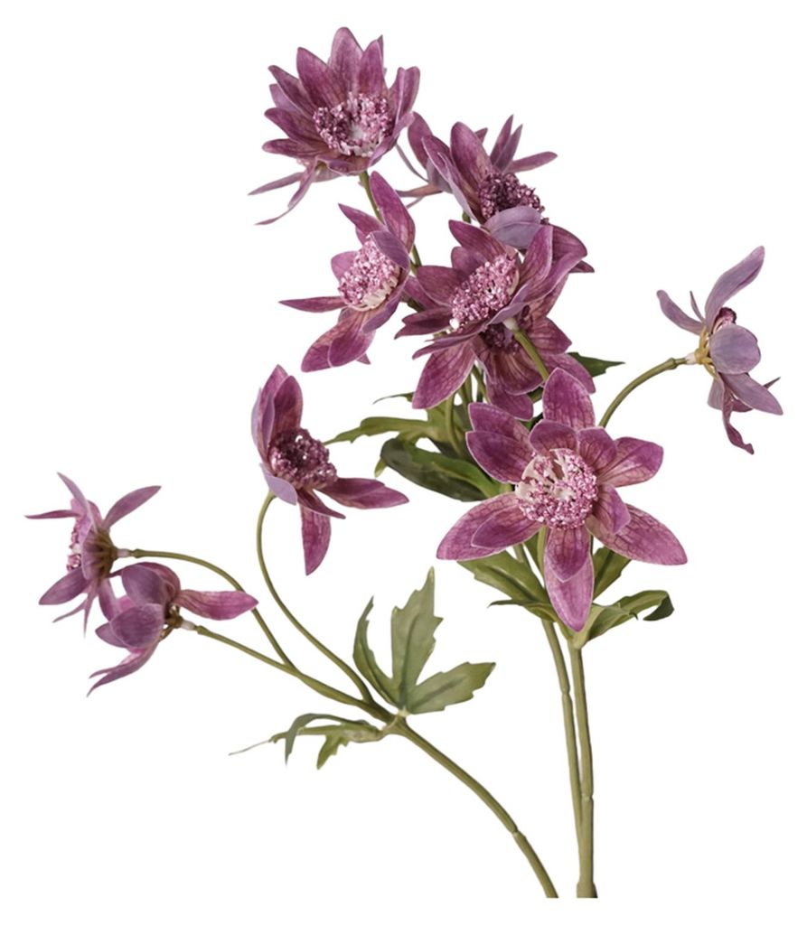 Künstlicher Blumenstrauß (63,5 cm) mit 3 künstlichen Zweigen für Zuhause, Hochzeiten, Partys, Tischdekoration, Vase
