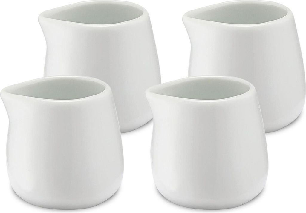 Porcelánové konvičky na mléko 100 ml sada 4 ks Obrázek produktu 