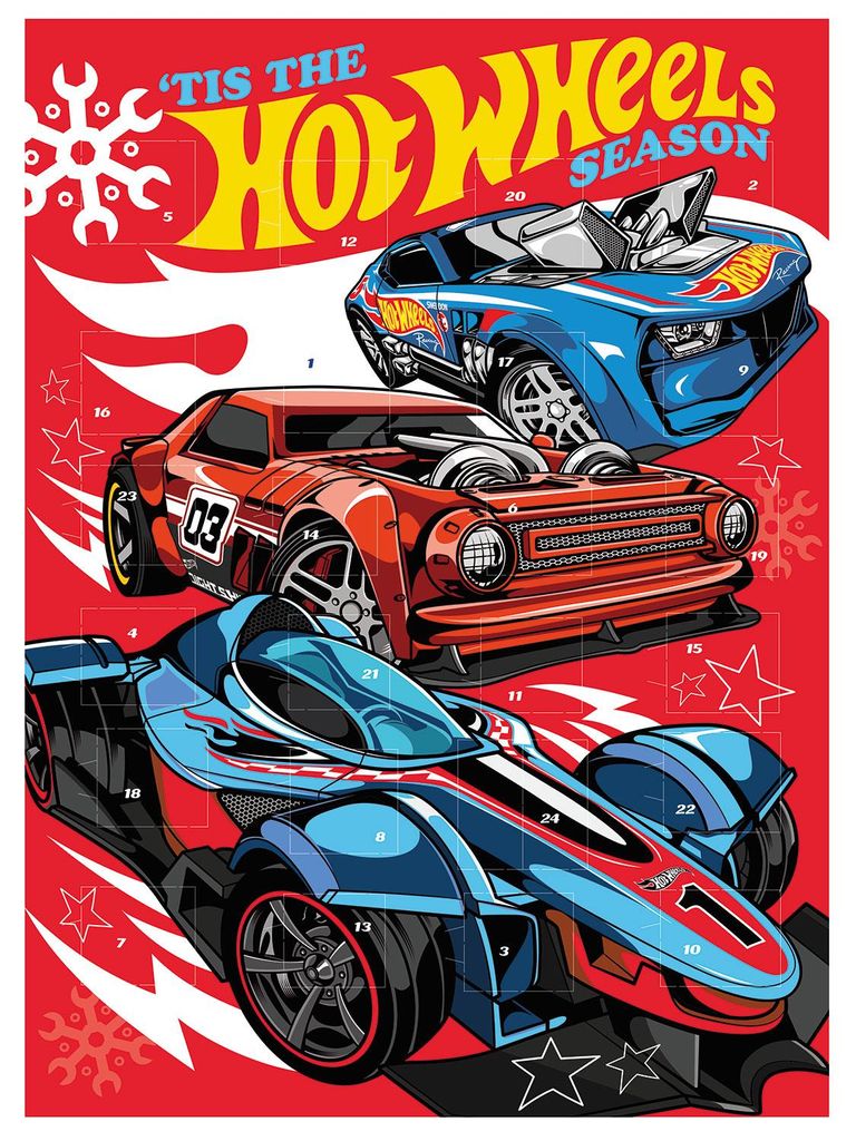 Hot Wheels Adventskalender Produktbild 