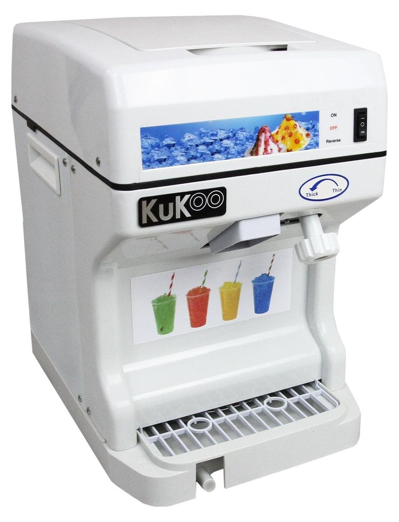 KuKoo Gastro Ice Shaver Eismaschine Slusheis Wassereis Eisschnee Schneeeis Shaved Iced Eisbearbeitung Küchenmaschine