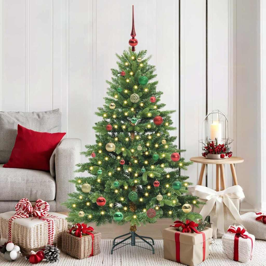 "Schlussverkauf" Künstlicher Weihnachtsbaum(1 pc) - Kunstbaum/Tannenbaum - mit 150 LEDs Grün 150 cm PE und PVC C7948