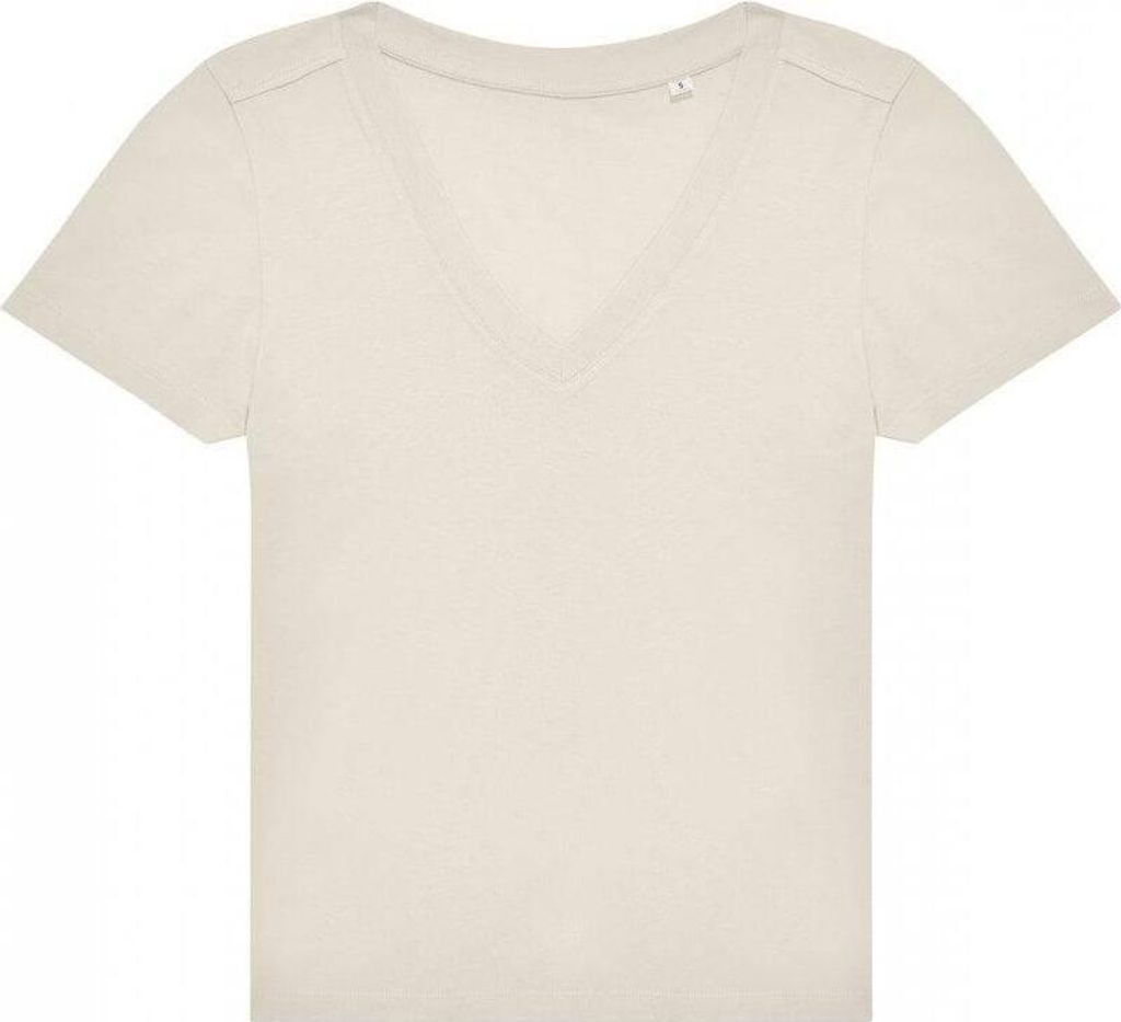 B&C - "#E150" T-Shirt V-Ausschnitt für Damen RW10561 (XS) (Naturweiß)