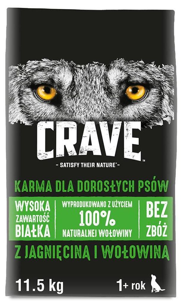 Crave Hund Beutel Adult mit Lamm und Rind, Adult, Rind, Produktbild 