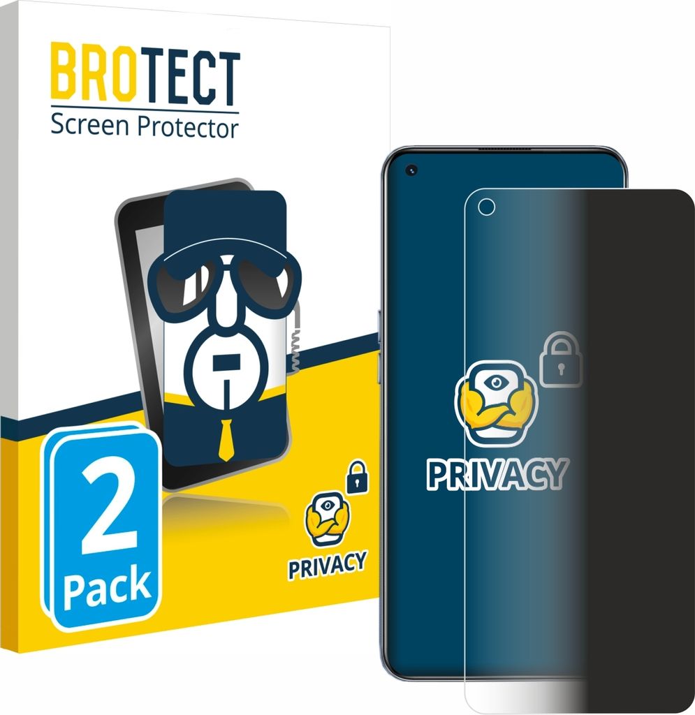 2x BROTECT Sichtschutzfolie für realme GT 5G Anti-Spy Produktbild 