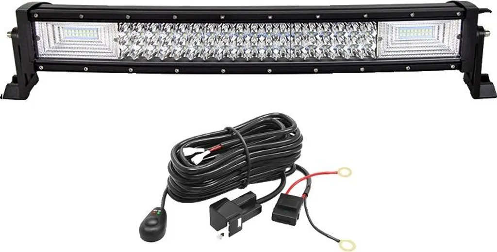 Rampe LED Tout-Terrain 22" Incurvée 270W pour Véhicules 4x4 et Camions