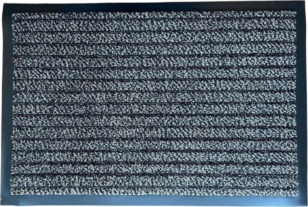 Fußmatte, Schmutzfangmatte ca. 40x60 cm Schwarz-Braun, Sauberlaufmatte Fußabstreifer
