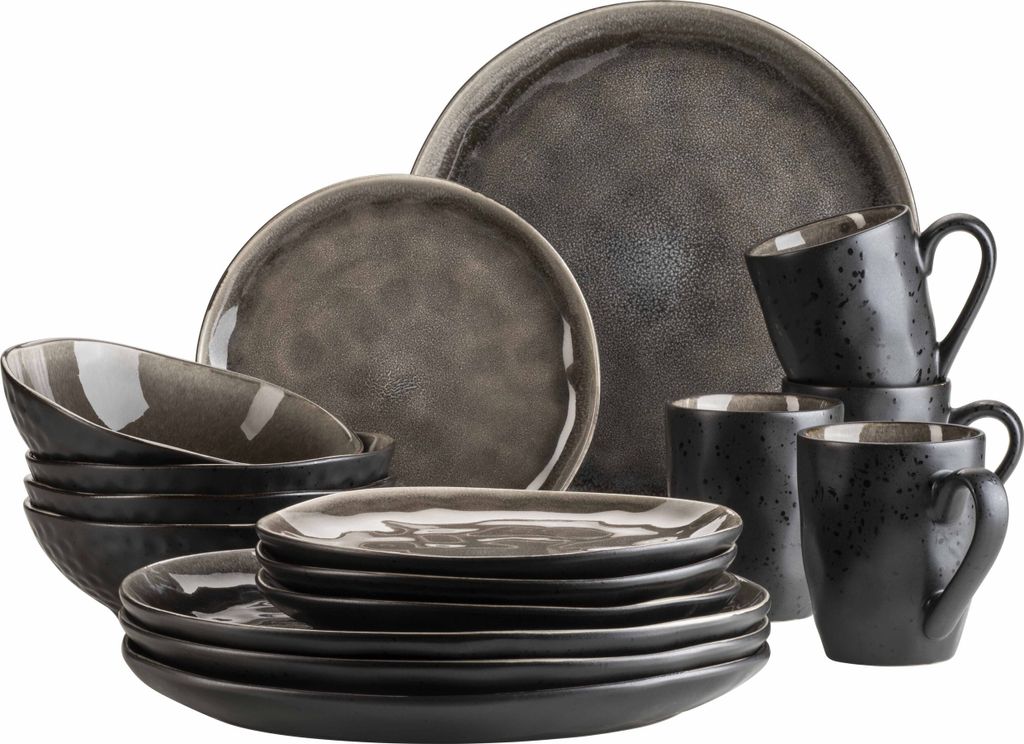 Geschirr-Set, Keramik Geschirr-Set, Keramik Niara Organic Mäser