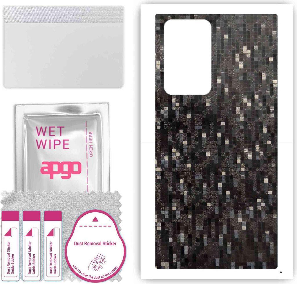 apgo Rückseite Schutzfolie, Skin, kompatibel mit Samsung Galaxy Note20 Ultra, Hinten Displayschutzfolie aus Vinylfolie, kratzfest, einfache Montag...