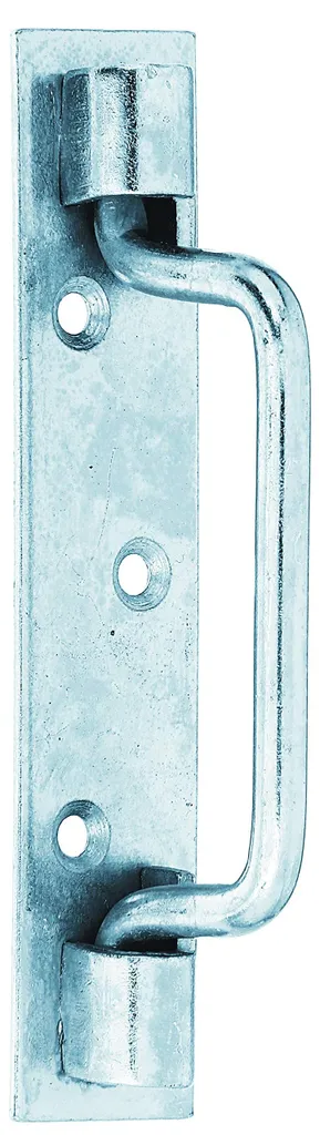 Poignée de tirage pour portillon en acier galvanisé bleu 142 mm Alberts