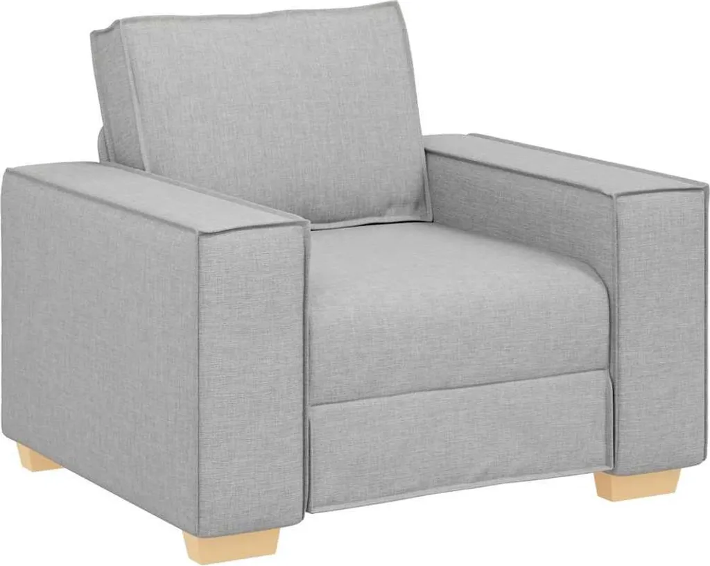 vidaXL Poltrona Salotto Grigio Nuvola in Tessuto 100x78x84 | Pratica