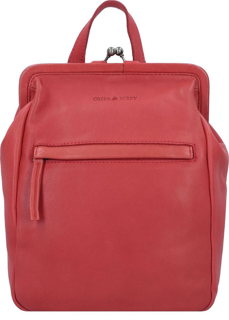 Greenburry Vintage washed City Rucksack Leder 27 cm