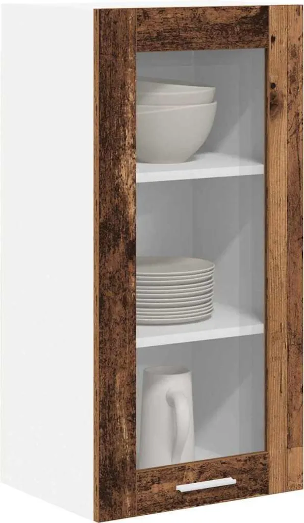 vidaXL Armadio a Muro 40x31x80 cm - Legno di Recupero per Arredo Industrial - 3