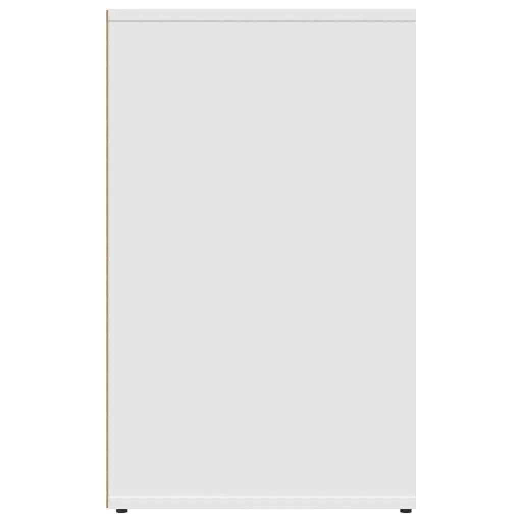 Mensola Toletta Bianca 80x40 cm | Angolo Beauty Legno Design Sospeso - 4