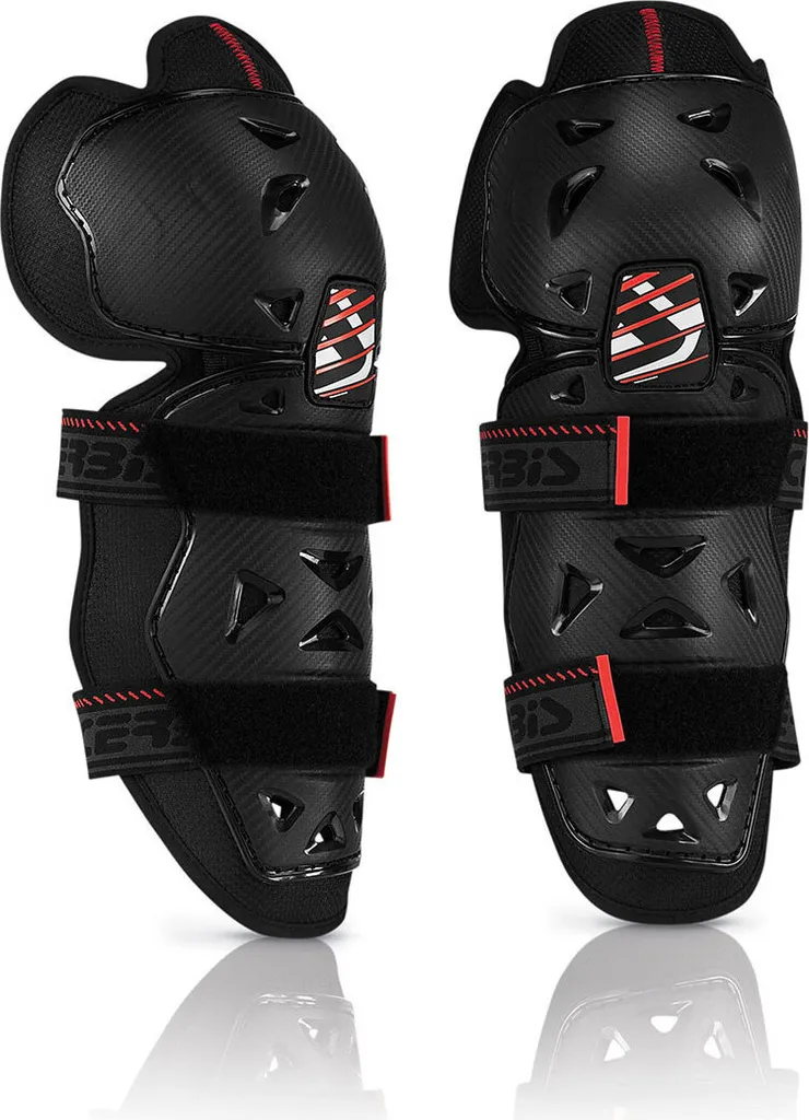 Genouillères ACERBIS PROFILE 2.0 Noir Homologuées CE pour Moto Cross