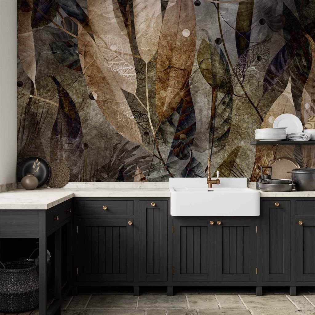 Vlies Fototapete - Hideout 200x140 cm Blätter b-C-0877-a-a