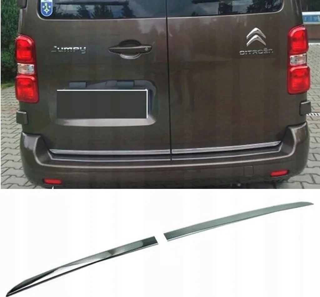 Accessoire extérieur Citroën Jumpy 2016+ baguette de capot chromée