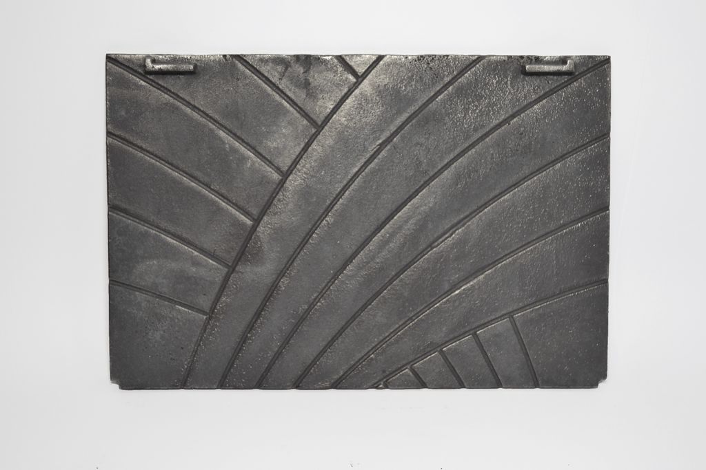 SEZAM - Hintere Gusseisenplatte für Kamineinsatz Feuerraumauskleidung Ersatzteil 31,5 x 47,5 cm