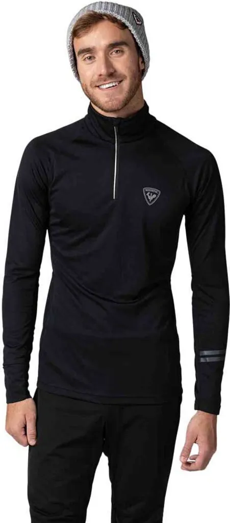 Rossignol Poursuite Baselayer Homme Noir Taille S - Haut Technique Ski