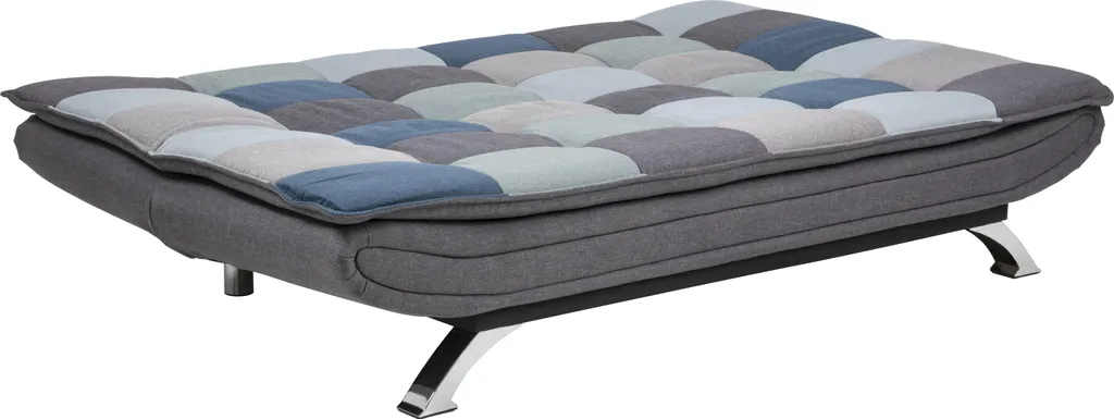 Canapé-lit patchwork multicolore Faith : canapé convertible de design