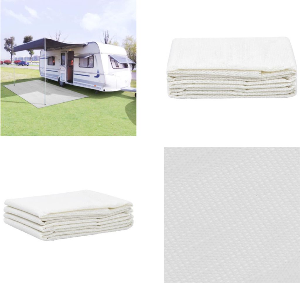 vidaXL Zeltteppich 100x500 cm Weiß - Zeltteppich - Zeltteppiche - Teppich - Teppiche