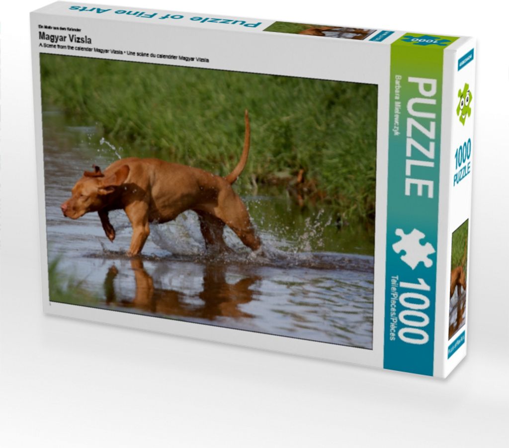 Calvendo Ein Motiv aus dem Kalender Magyar Vizsla 1000 Teile Puzzle quer 640x480mm, Mielewczyk Barbara; 7322041