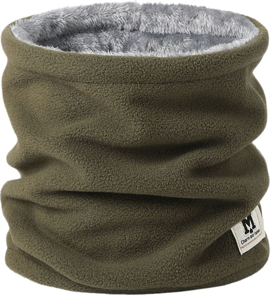 Fleece-Halsmanschette für Herren und Damen, Winter-Gesichtskissen, Ski-Halswärmer, kaltes Wetter, Outdoor-Sport, Thermoschal zum Reiten, Skifahren