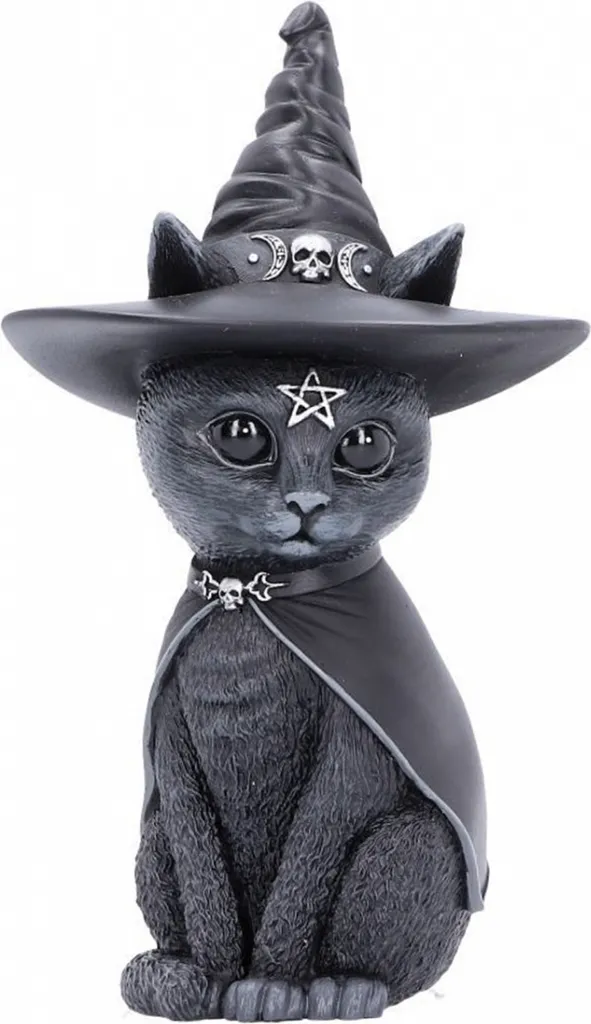 Figurine Chat Purrah 30 cm pour Autel Wicca - Décoration Cult Cuties Zen