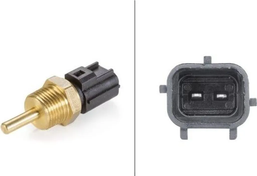 HELLA 6PT 009 107-121 Sensore temperatura liquido di raffreddamento OE 1338G4 compatibile con C-Crosser, C4, Sonata, XG, 3000 GT, ASX, Carisma, Colt, Eclipse, Galant, Grandis, Mitsh I, L200, L400, Lancer, Mirage, Outlander, Pajero, Space Runner, Space Star, Space Wagon, 4008, Forfour, Fortwo - 1