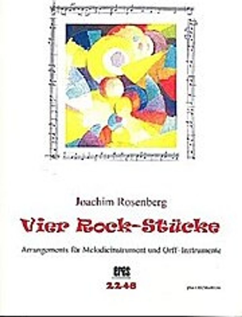 4 Rock-Stücke (+CD-ROM) :für Blockflöte und Orff-Instrumente
