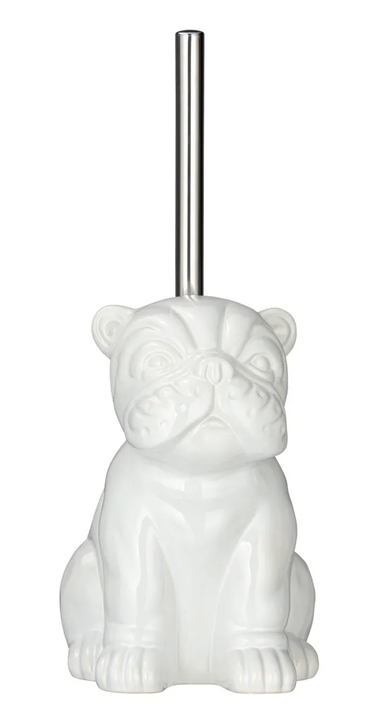 Set WC Bulldog WENKO Bianco - Igiene Garantita per Tutta la Famiglia