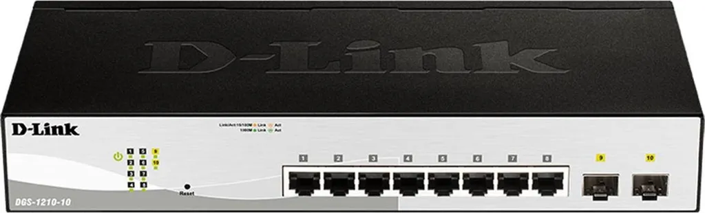 Switch PoE D-Link DGS-1210-10P pour Éviter les Pannes de Réseau L2
