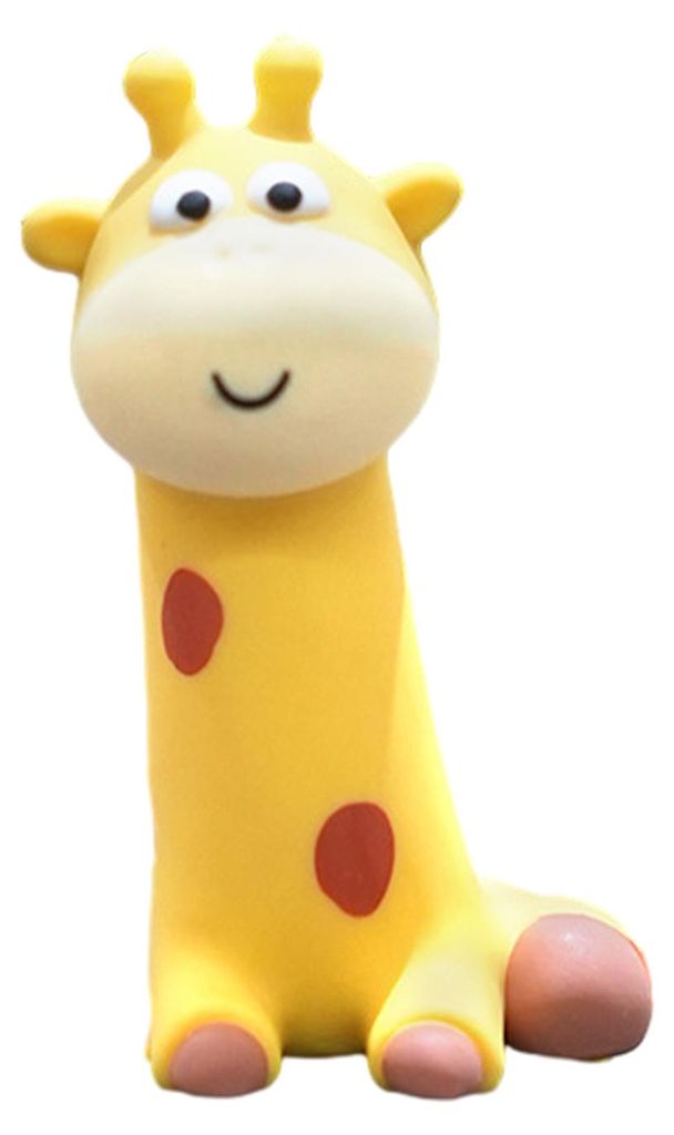 1/4 Stück Cartoon-Giraffenfigur Computermonitor-Dekoration, liegende Schweine-Enten-Statue, Tierskulptur, Heim-, Büro- und Auto-Armaturenbrett-Or...