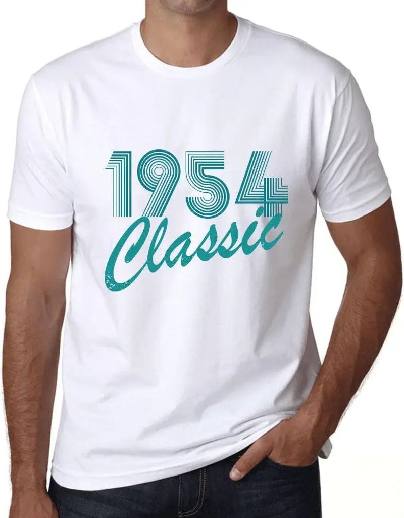 Herren Grafik T-Shirt Klassiker 1954 – Classic 1954 – Geschenk 70. Geburtstag Jahrestag 70 Jahre Jubiläum 70 Jährige Mann Jahrgang 1954 Kurzarm