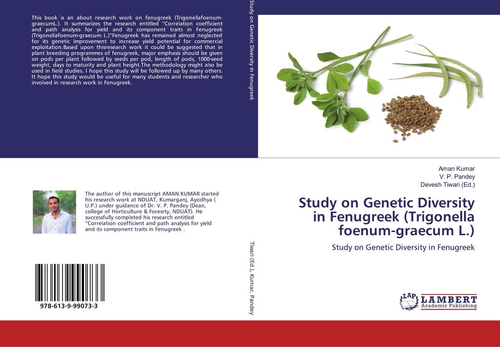 Study on Genetic Diversity in Fenugreek (Trigonella foenum-graecum L.)