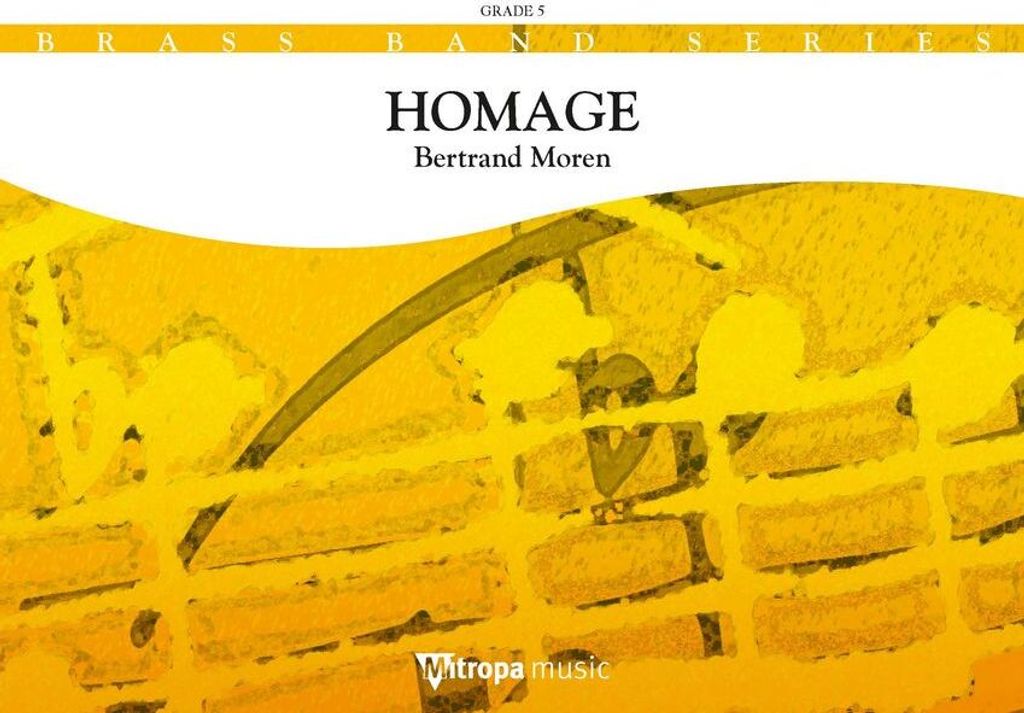 Bertrand Moren, Homage Brass Band Partitur + Stimmen