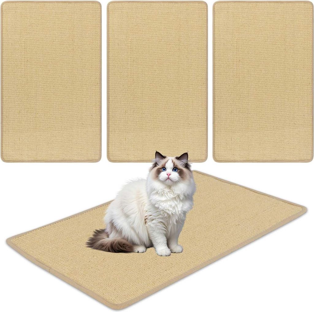 Podložky na škrábání pro kočky, 2 balení, 80x50 cm Sisal, Obrázek produktu 