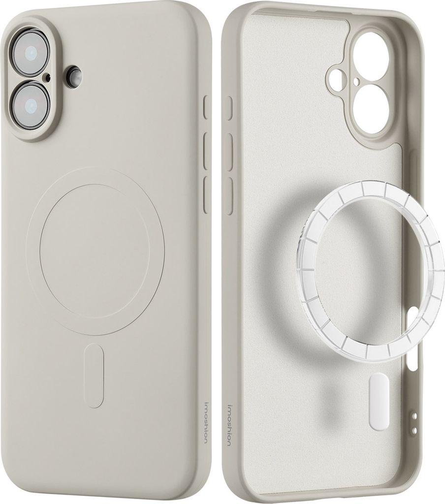imoshion Color Back Cover mit MagSafe iPhone 16 Plus - Beige