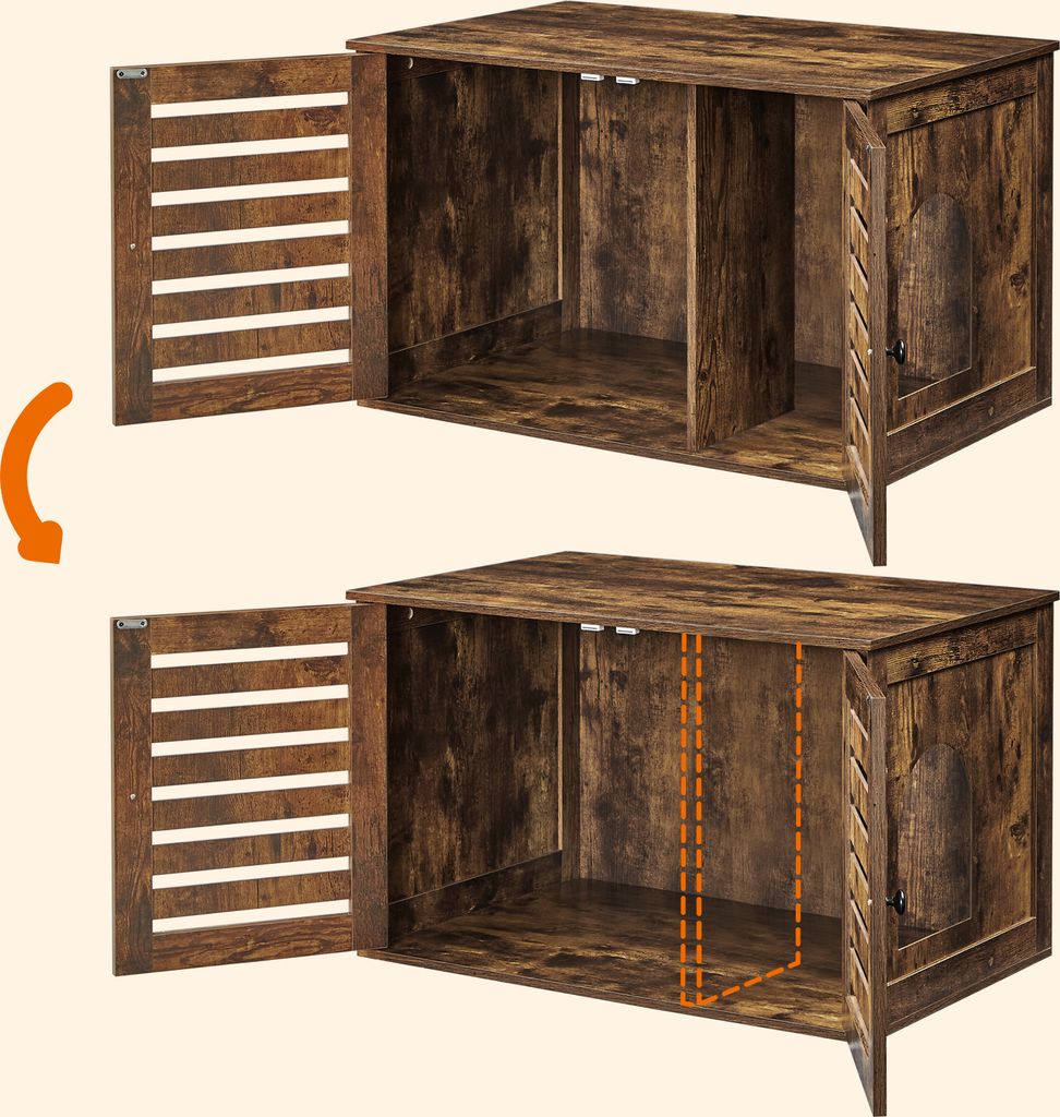 FEANDREA Katzentoilette, 80x53x49,2cm, stark, langlebig, Produktbild 9