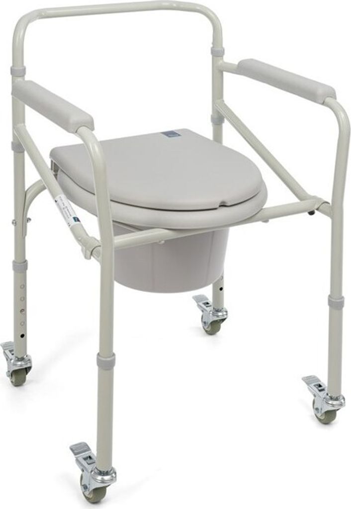 TIMAGO TGR-R KT 023C Toilet chair on wheels folding Immagine del prodotto 