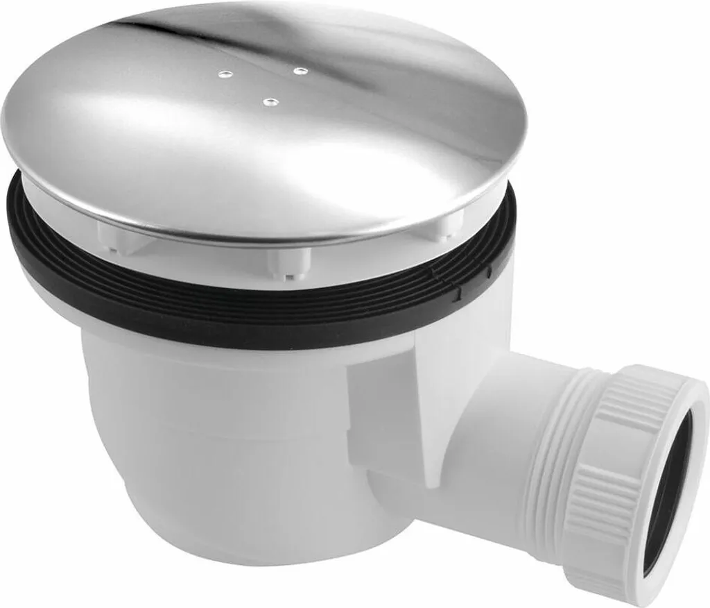 Sifone Design Sapho 1711C 90mm Acciaio Inox Lucido per Docce Moderne