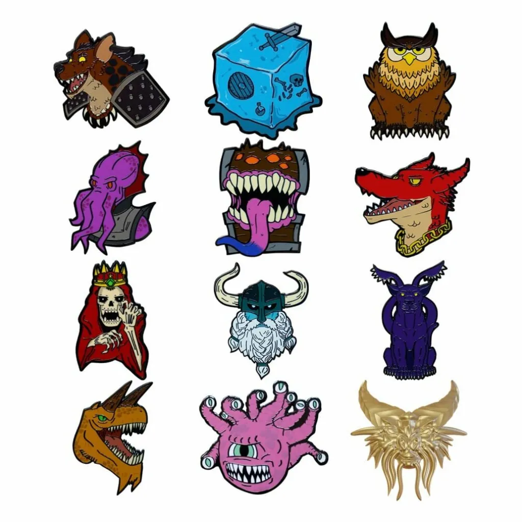 Badge Dungeons & Dragons pour Collectionneur - Set 50th Anniversary (12)