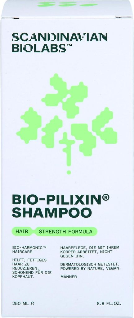 Scandinavian Biolabs Bio-Pilixin Shampoo für Männer, 250 ml Shampoo