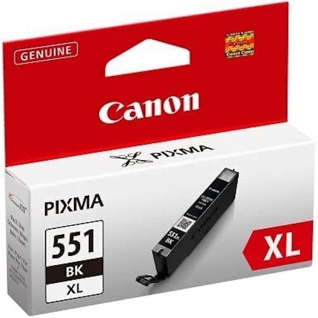 Canon CLI-551XL BK w/sec, Vysoká (XL) výtěžnost, Černá Obrázek produktu 
