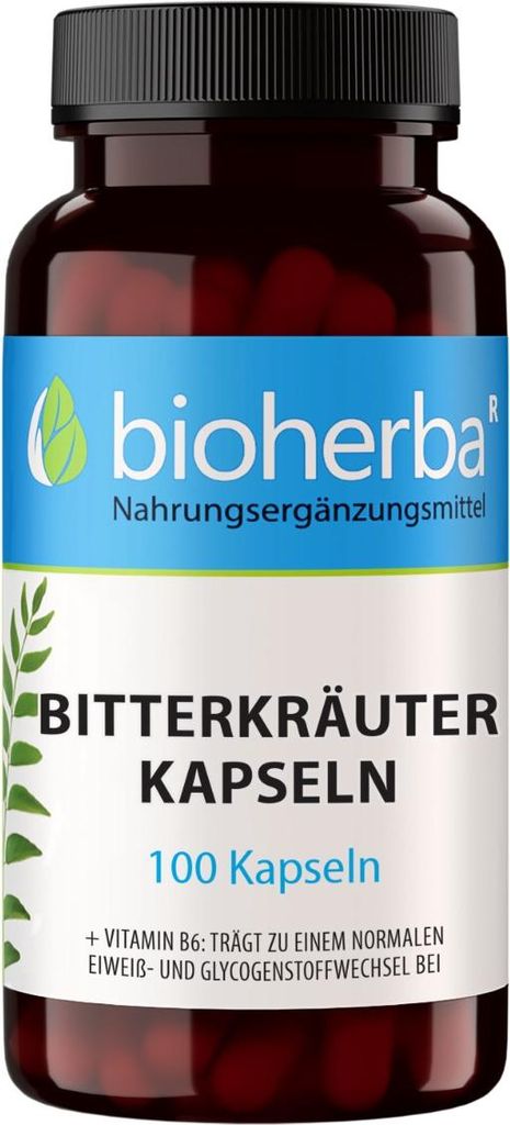 Bioherba Bitterkräuter Kapseln 100 Stück Produktbild 